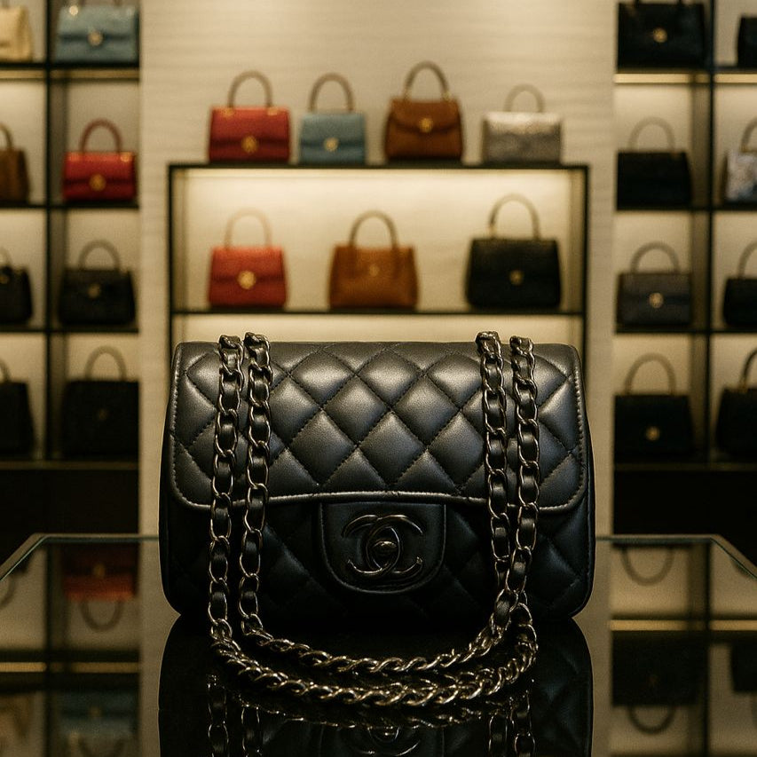 Chanel classic flap bag 19 cm✨🌹